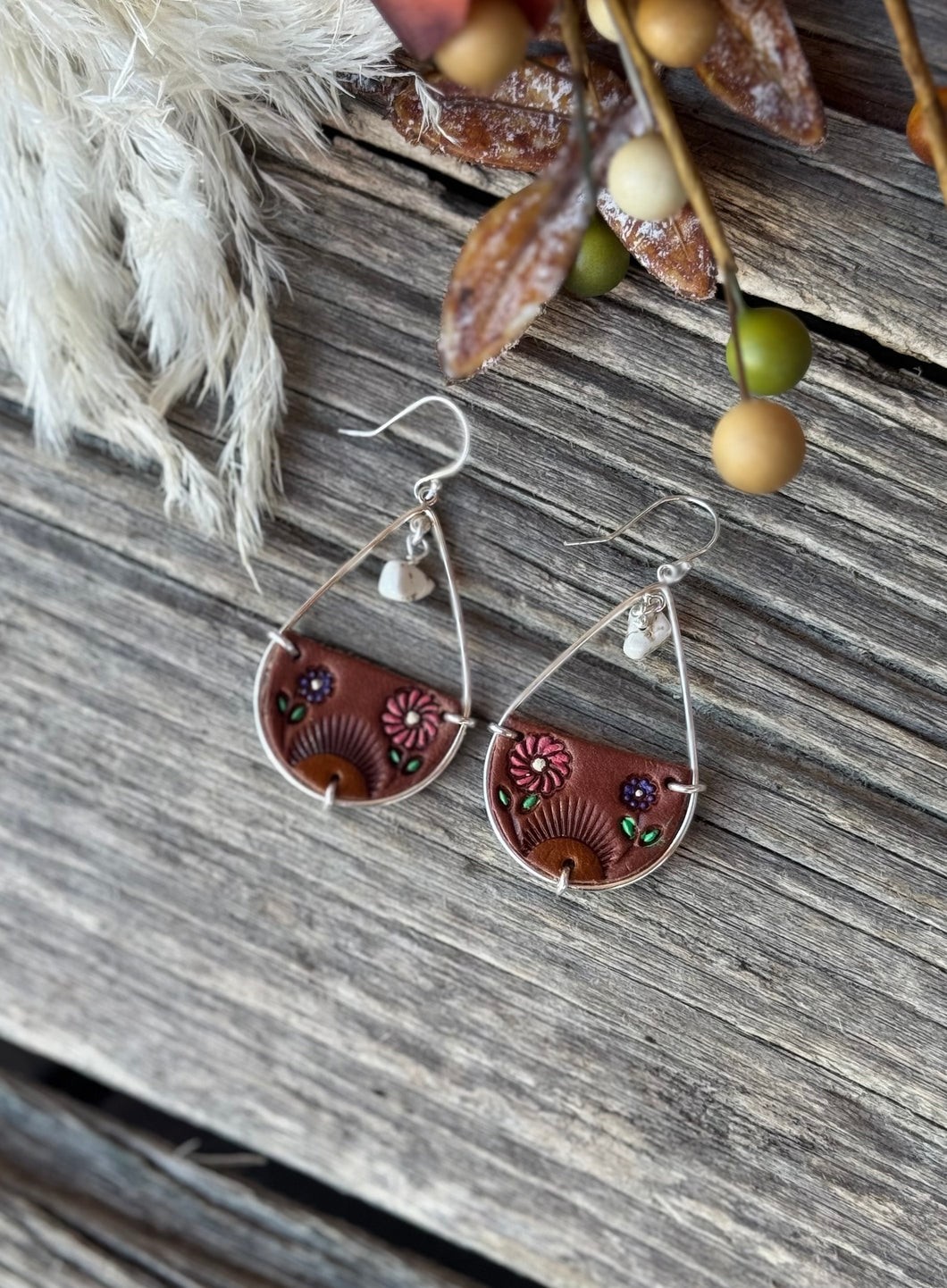 Everywhere leather earrings (3)