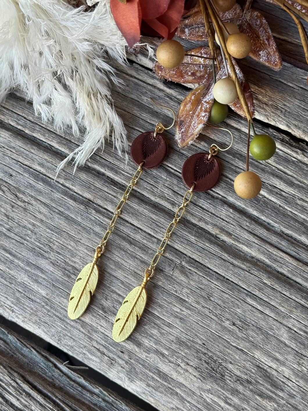 Boho Feather drops (1)