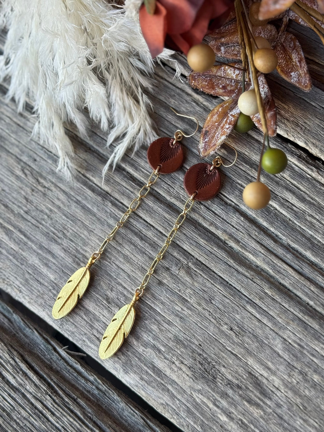 Boho Feather Drop (3)