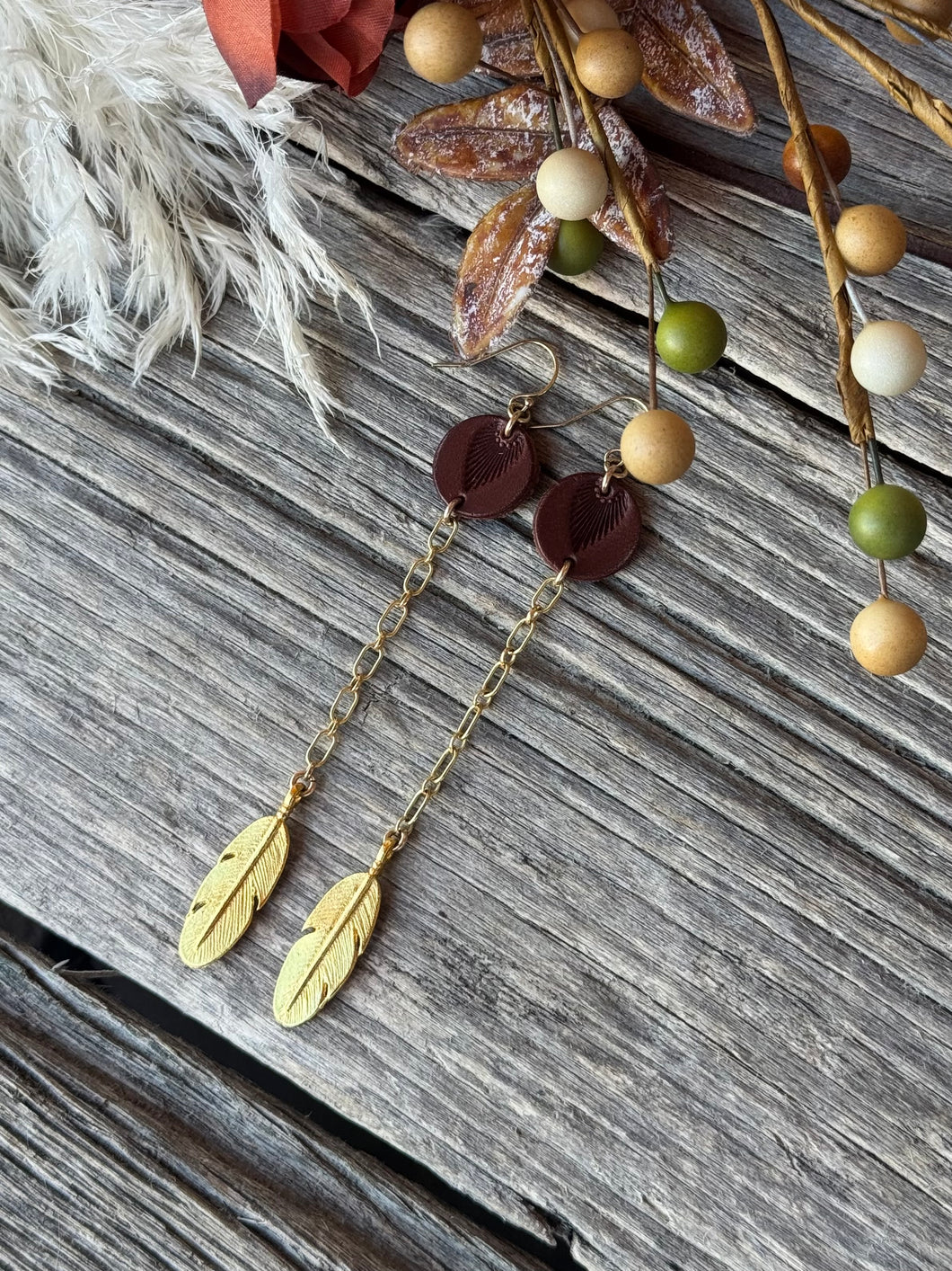 Boho Feather Drops (4)