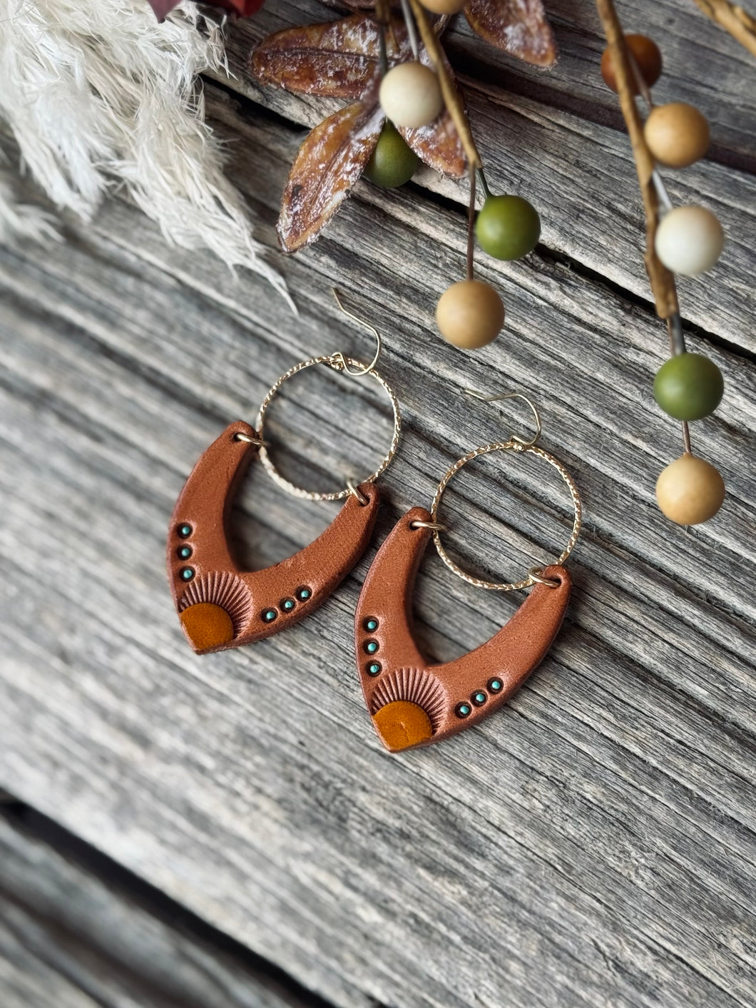 Sun Kissed Gold Earrings