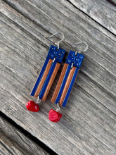 Load image into Gallery viewer, Independance Day earrings (2)
